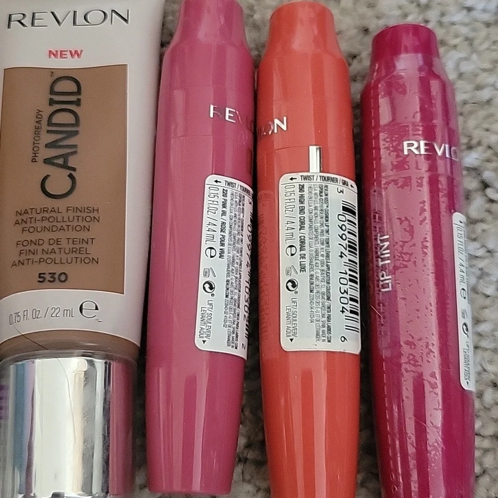 Revlon Makeup Set with Pink, Orange, and Cream Shades